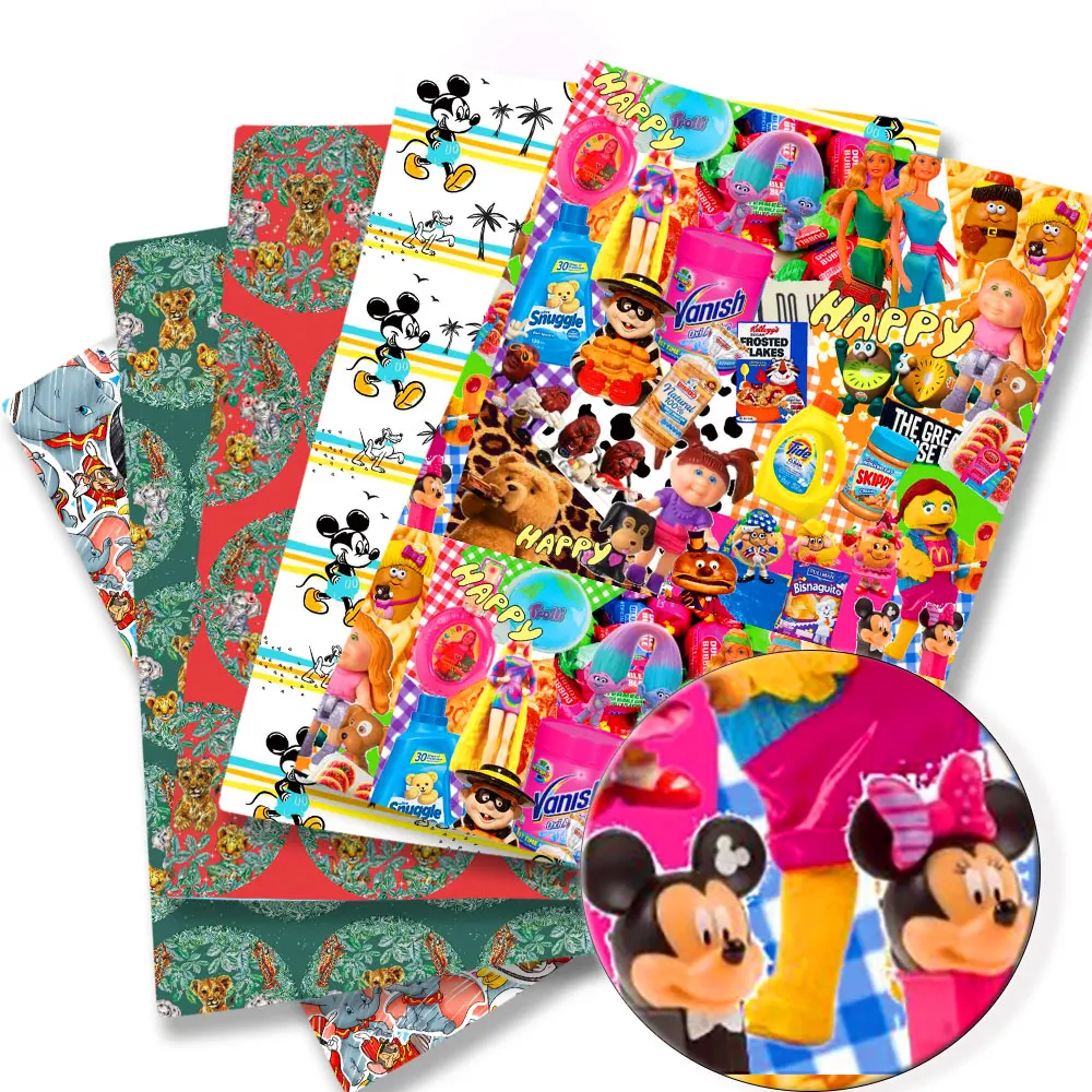 Home Textiles Brands - Tela de dibujos animados de la