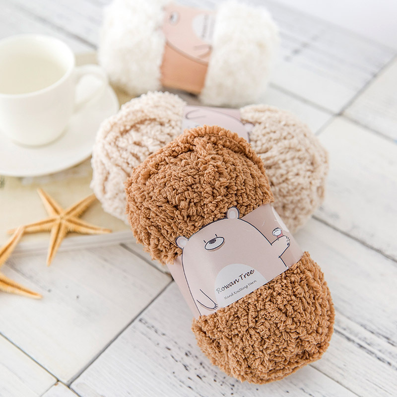 Throw Blanket Chunky Knit - 50g/bola de hilo grueso de lana