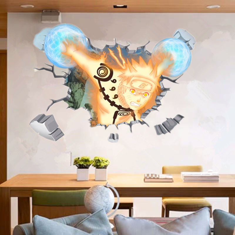 Naruto-pegatina de pared ester - Home Textiles Perth reseña y precio
