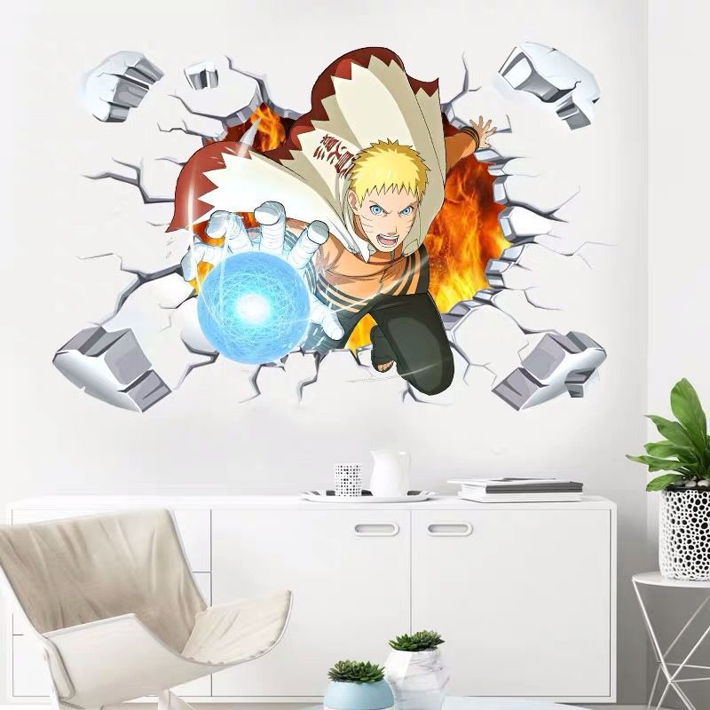 Naruto-pegatina de pared ester - Home Textiles Perth reseña y precio