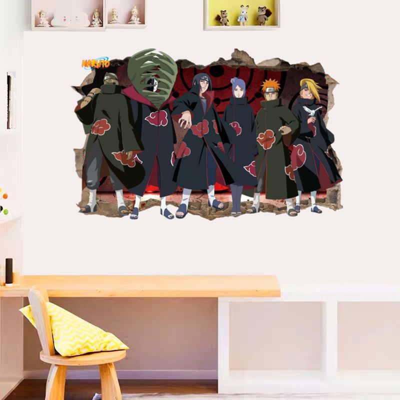 Naruto-pegatina de pared ester - Home Textiles Perth reseña y precio