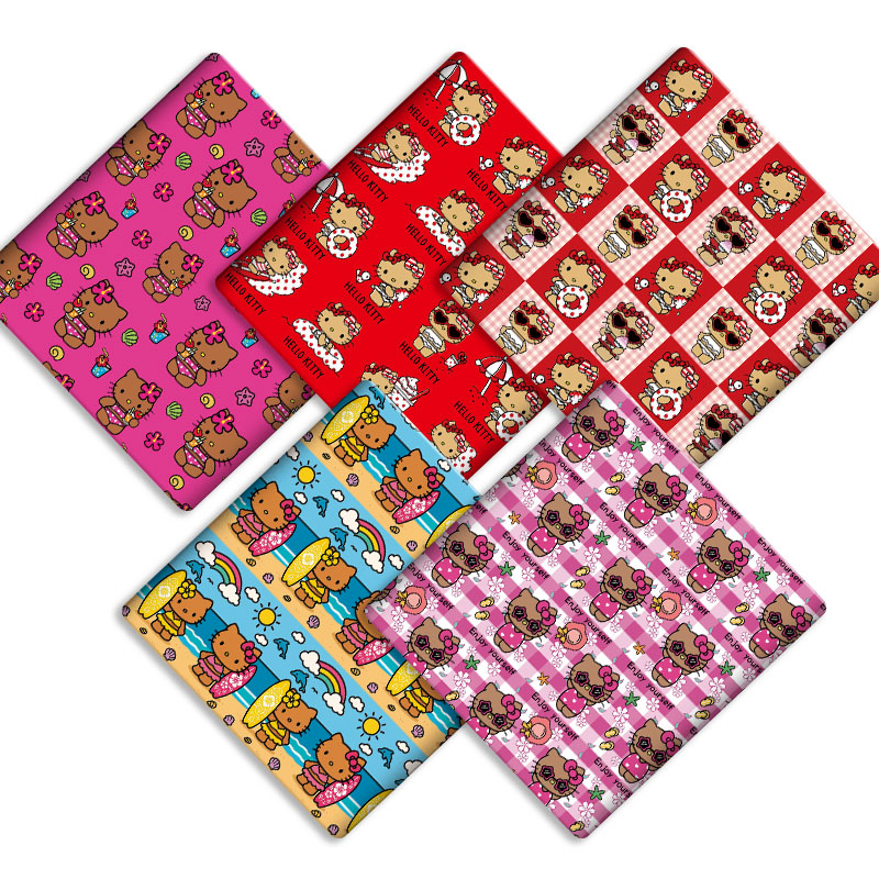 Tela de algodón Sanrio de 140x - Hot Home Of Textiles reseña y precio