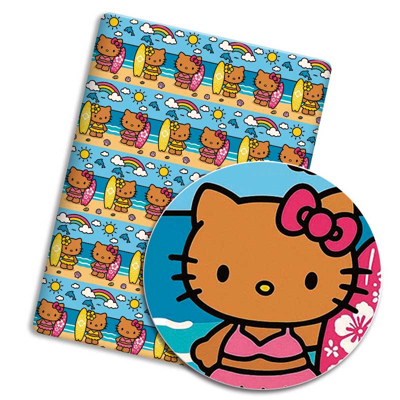Tela de algodón Sanrio de 140x - Hot Home Of Textiles reseña y precio