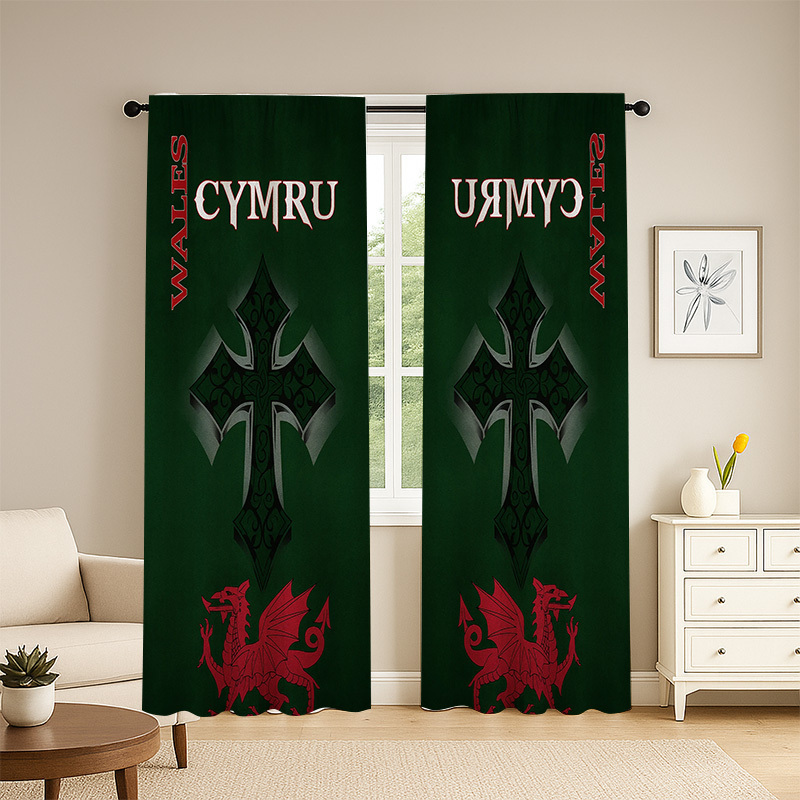 Cortina con Estampado de Dragó - Home Textiles Uk reseña y precio