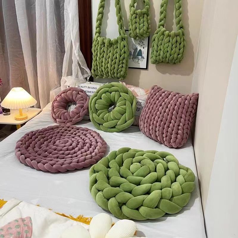 Hilo grueso de algodón con núc - Throw Blanket Chunky Knit reseña y precio