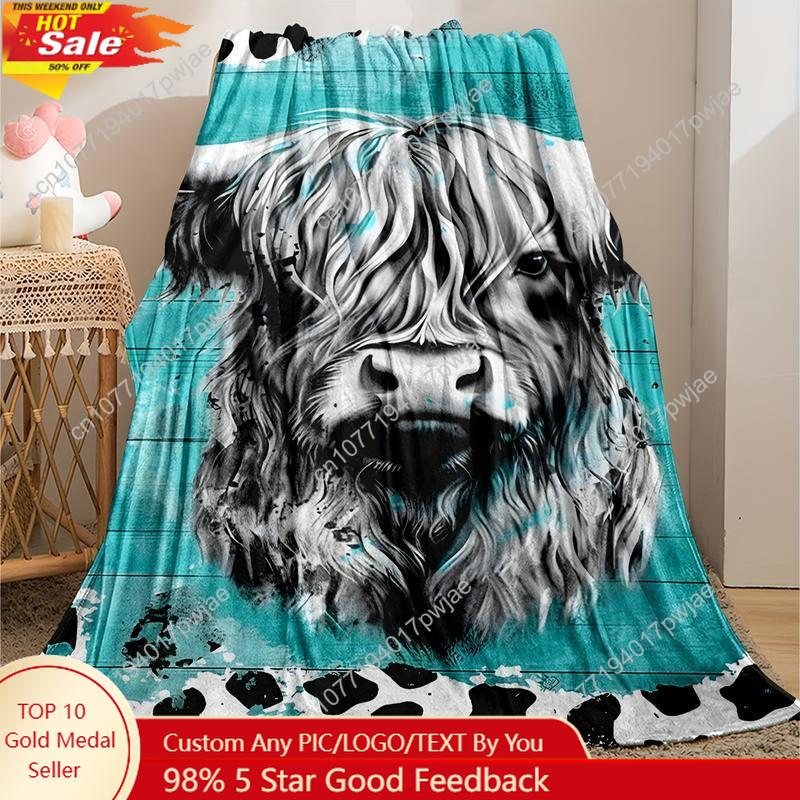 Manta polar de franela de vaca - Throw Blanket Chunky Knit reseña y precio