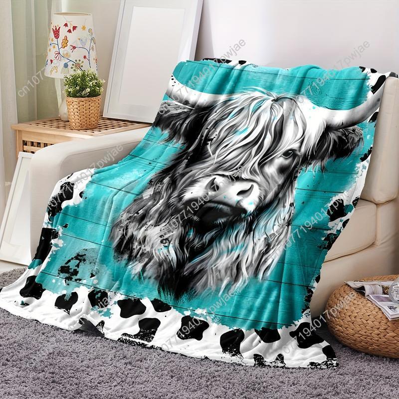 Manta polar de franela de vaca - Throw Blanket Chunky Knit reseña y precio