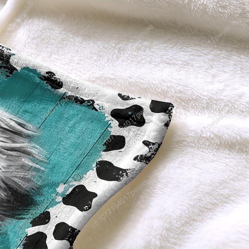Manta polar de franela de vaca - Throw Blanket Chunky Knit reseña y precio