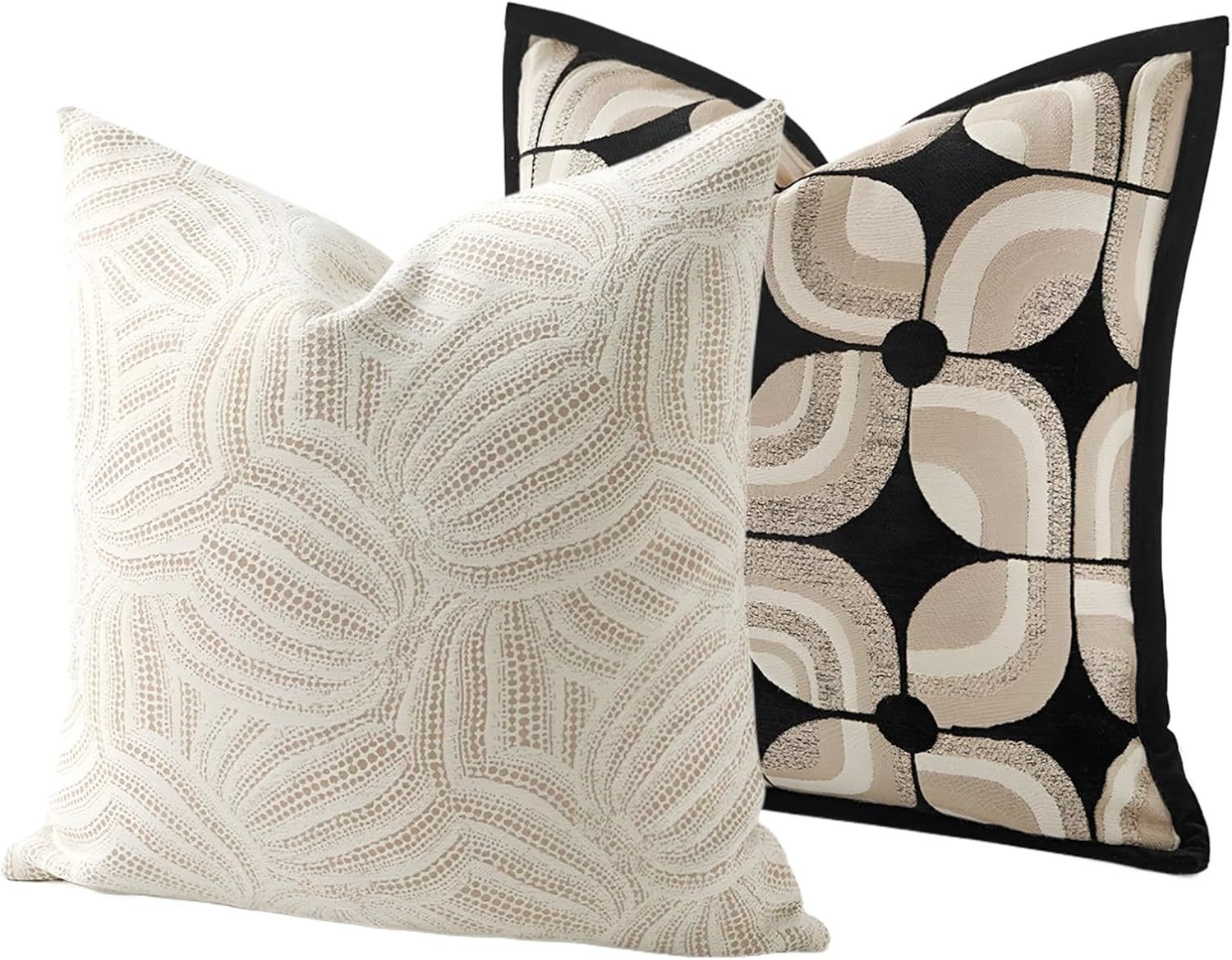Funda de cojín Jacquard geomét - Pillow Cover 20X20 reseña y precio