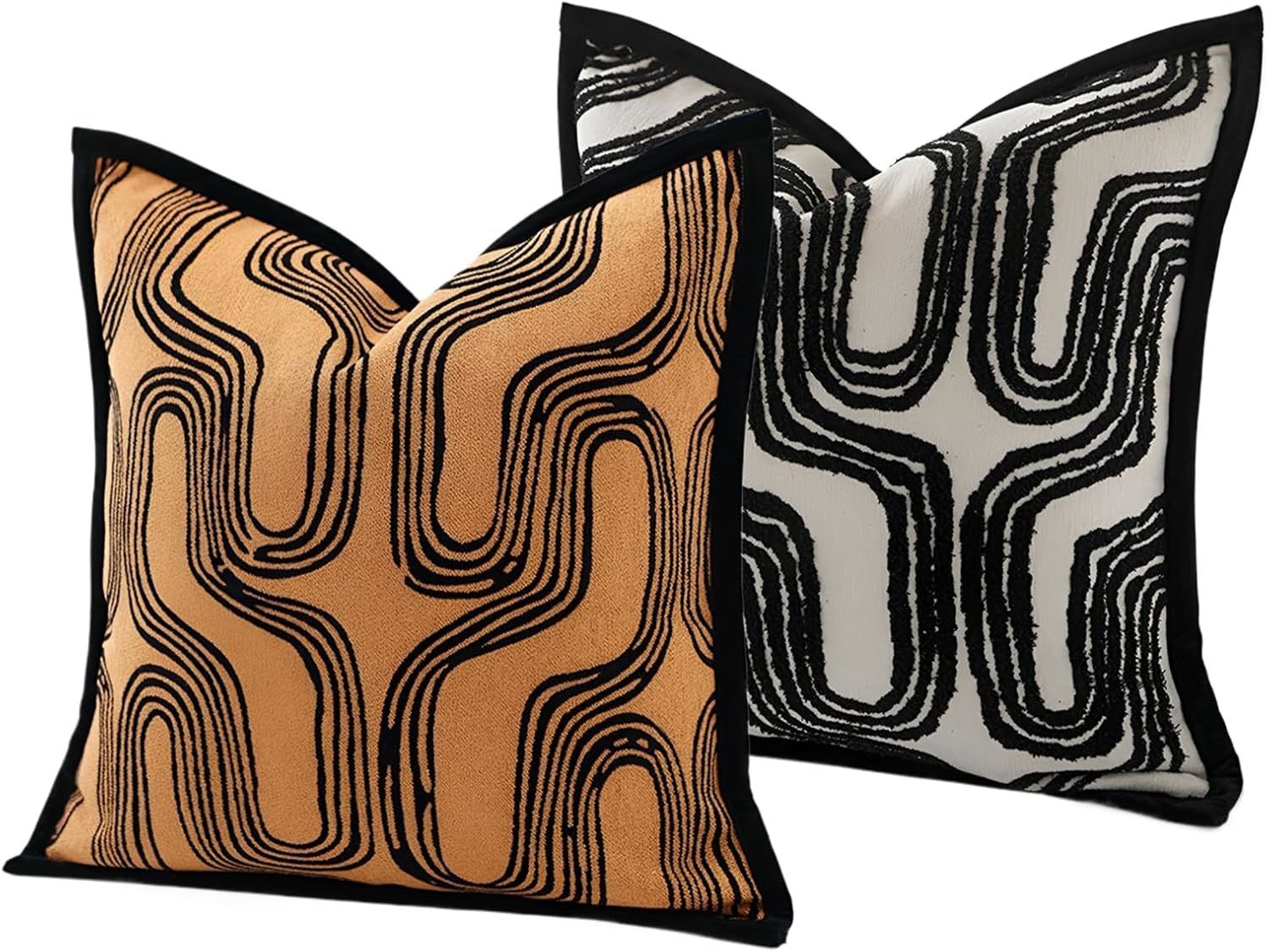 Funda de cojín Jacquard geomét - Pillow Cover 20X20 reseña y precio