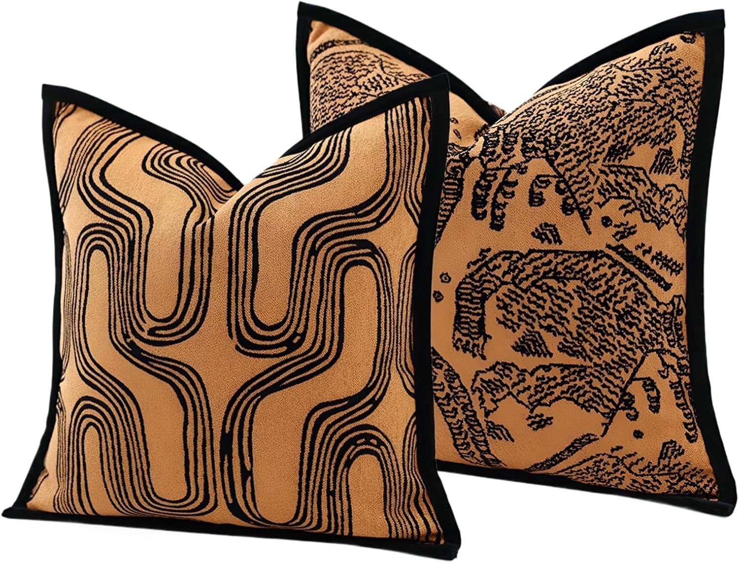Funda de cojín Jacquard geomét - Pillow Cover 20X20 reseña y precio