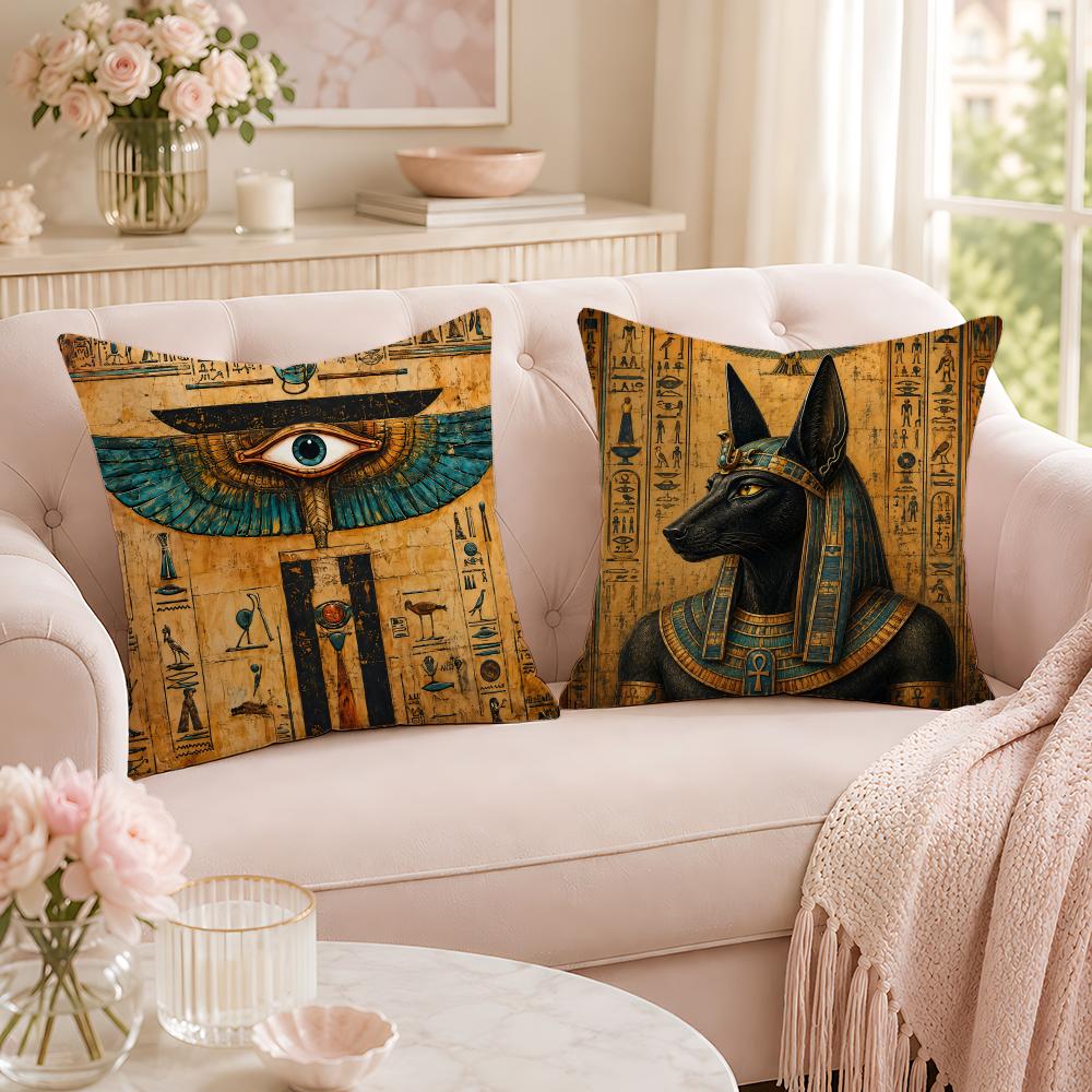 Funda de cojín con figuras egi - Pillow Cover 20X20 reseña y precio